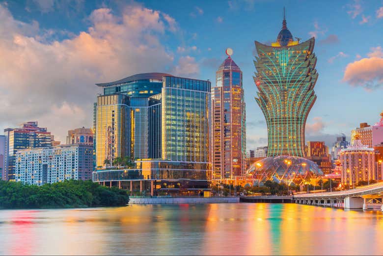 Admire the city's skyline