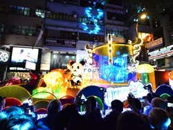 Chinese New Year parade in Hong Kong