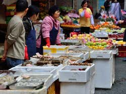 One of many street markets