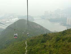 Hong Kong cable car views