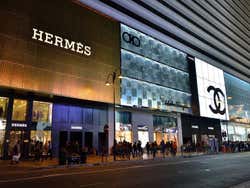 Luxury shops on Canton Road