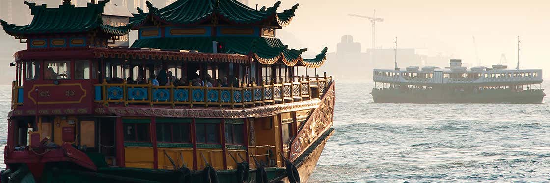 Boat trip on Victoria Harbour